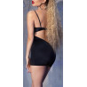 Chilirose Mini Robe Vestalia Noire